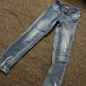 Justice jeggings worn once